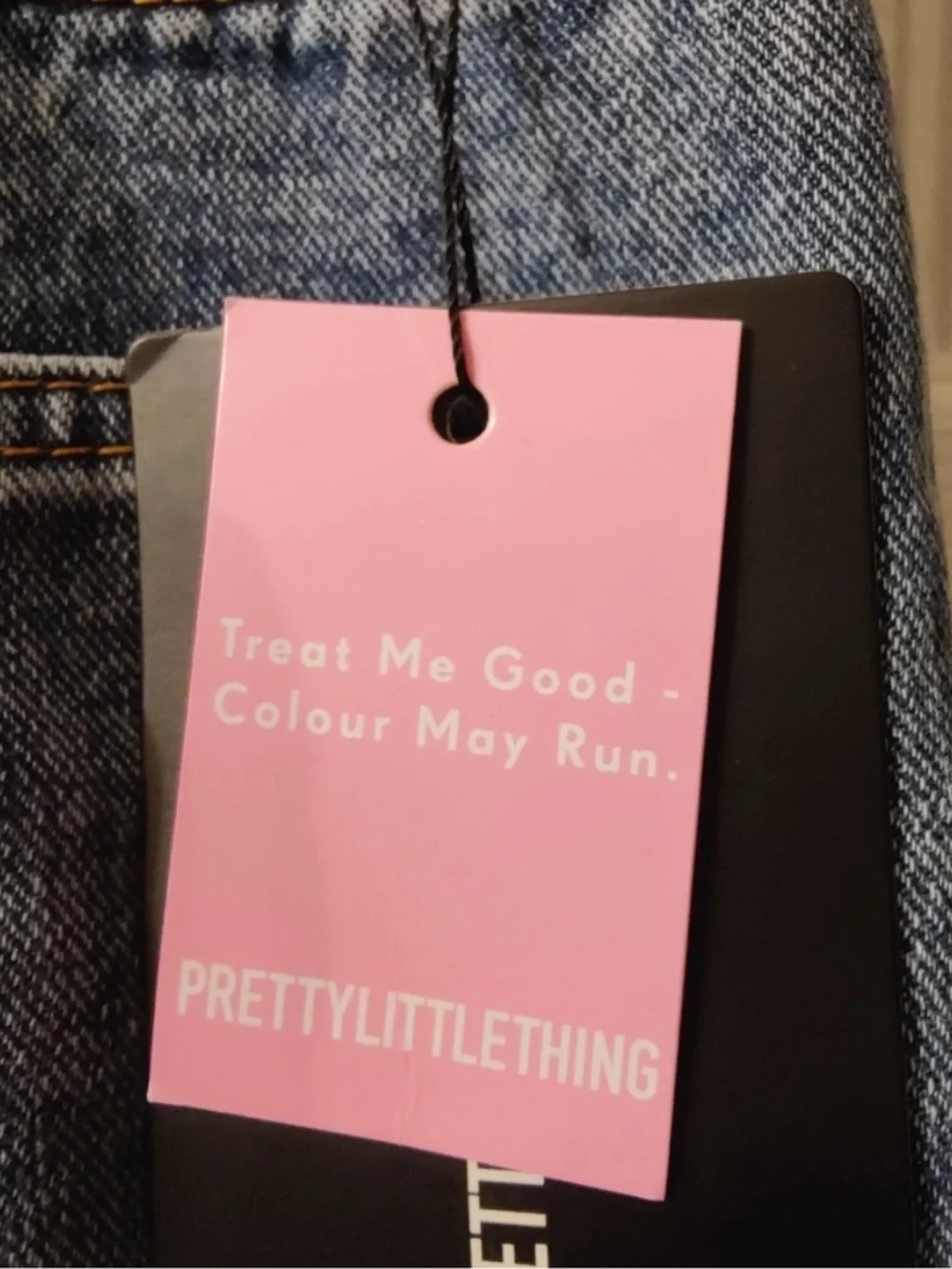 PRWTTY LITTLE THING MOM JEANS SIZE 8 NWT - Picture 7 of 7